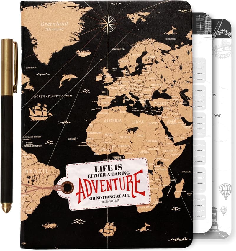 Couples' Adventure Book & Travel Journal with Prompts