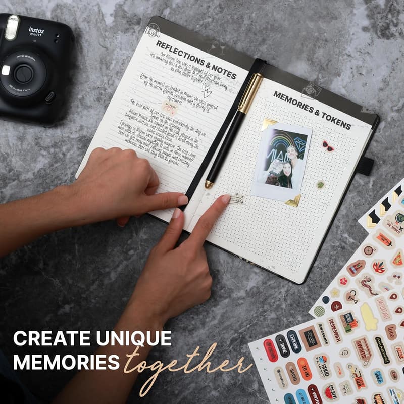Couples' Adventure Book & Travel Journal with Prompts