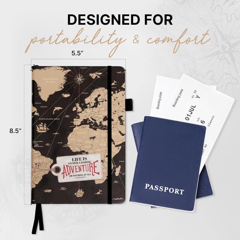 Couples' Adventure Book & Travel Journal with Prompts