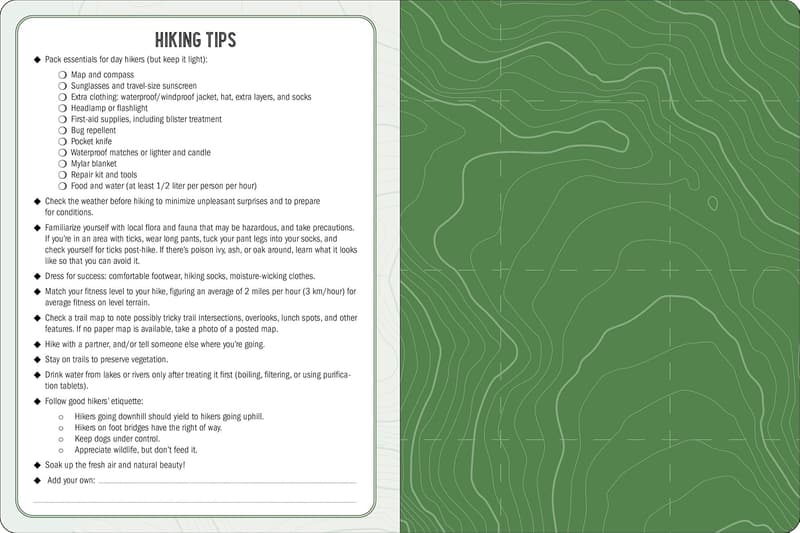 Hiking Logbook for Outdoor Enthusiasts