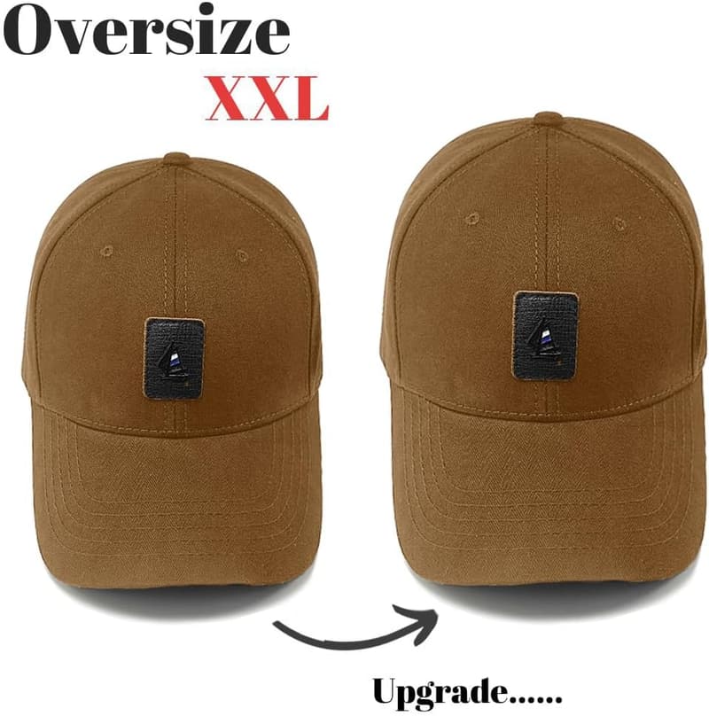 XXL Adjustable Cotton Baseball Cap for Men