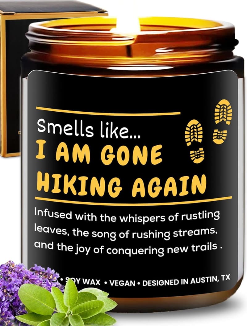 Hiking Candle - Unique Gift for Outdoor Enthusiasts