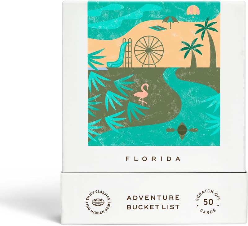Florida Adventure Bucket List: 50 Scratch-Off Activity Cards