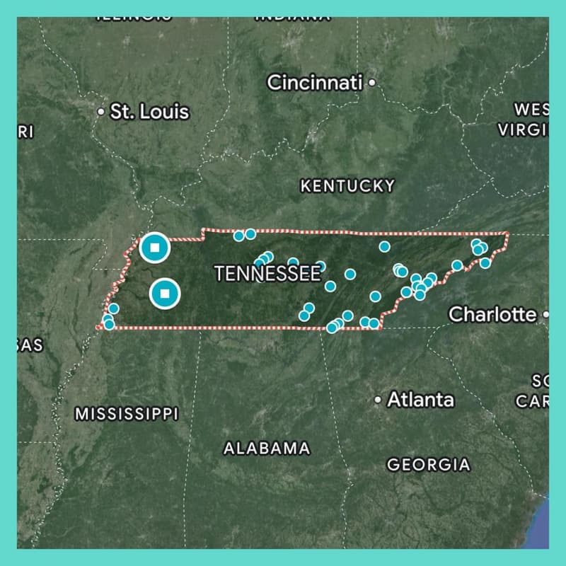 Tennessee Adventure Bucket List: 50 Scratch-Off Cards for Travel