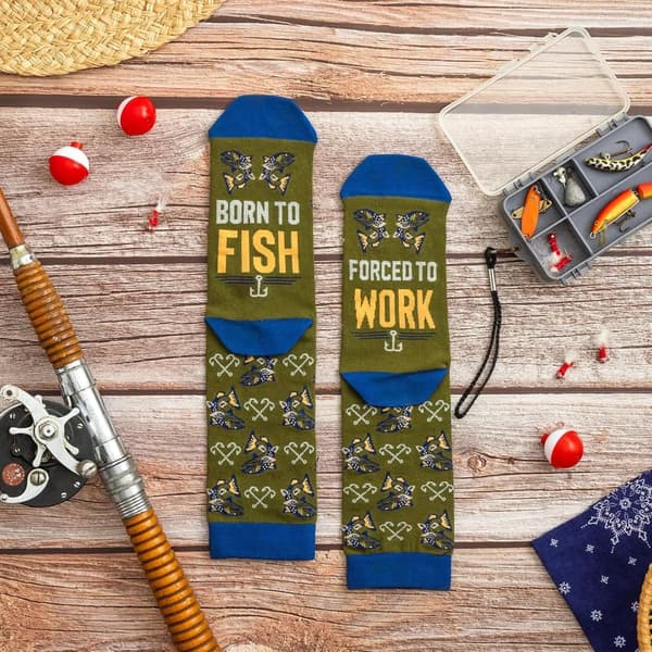 Funny Fishing & Hunting Socks for Men
