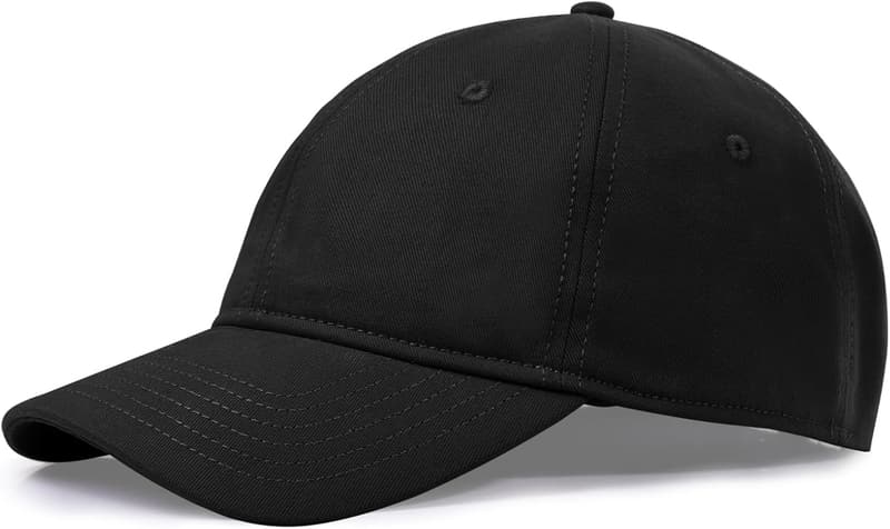 Men's Adjustable Cotton Baseball Cap for Big Heads, XL-XXL