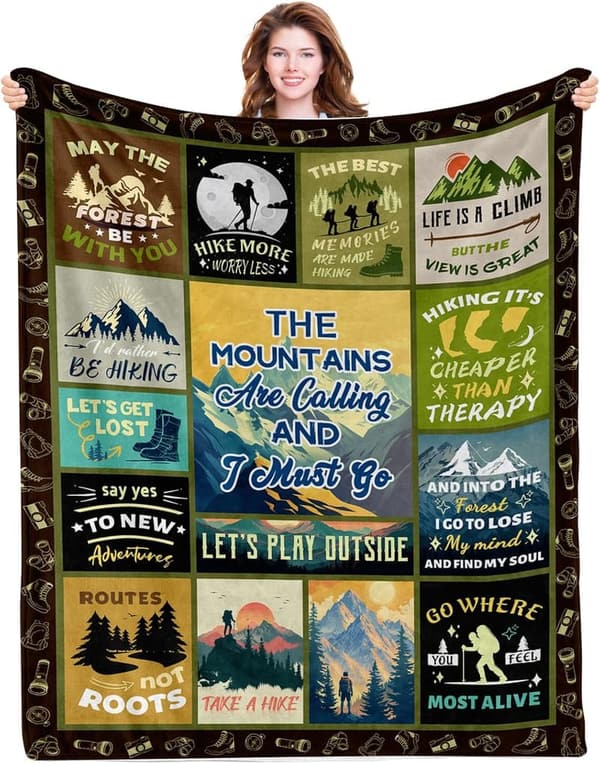 Outdoor Hiking Blanket for Travel - Gifts for Men & Women
