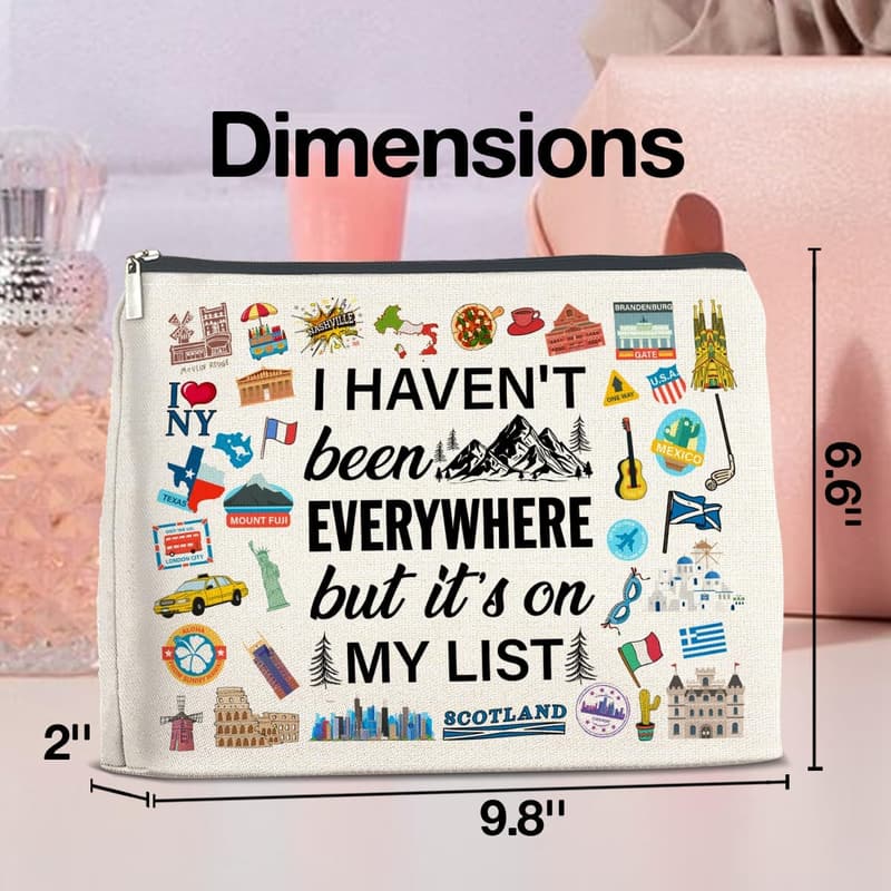 Travel Makeup Bag for Women - 
