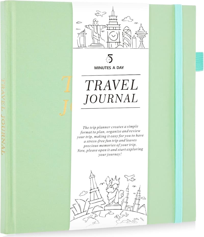 Adventure Travel Journal for Women - 20 Trip Planner, 126 Pages