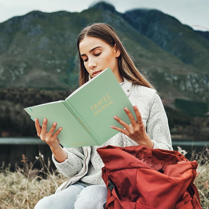 Adventure Travel Journal for Women - 20 Trip Planner, 126 Pages