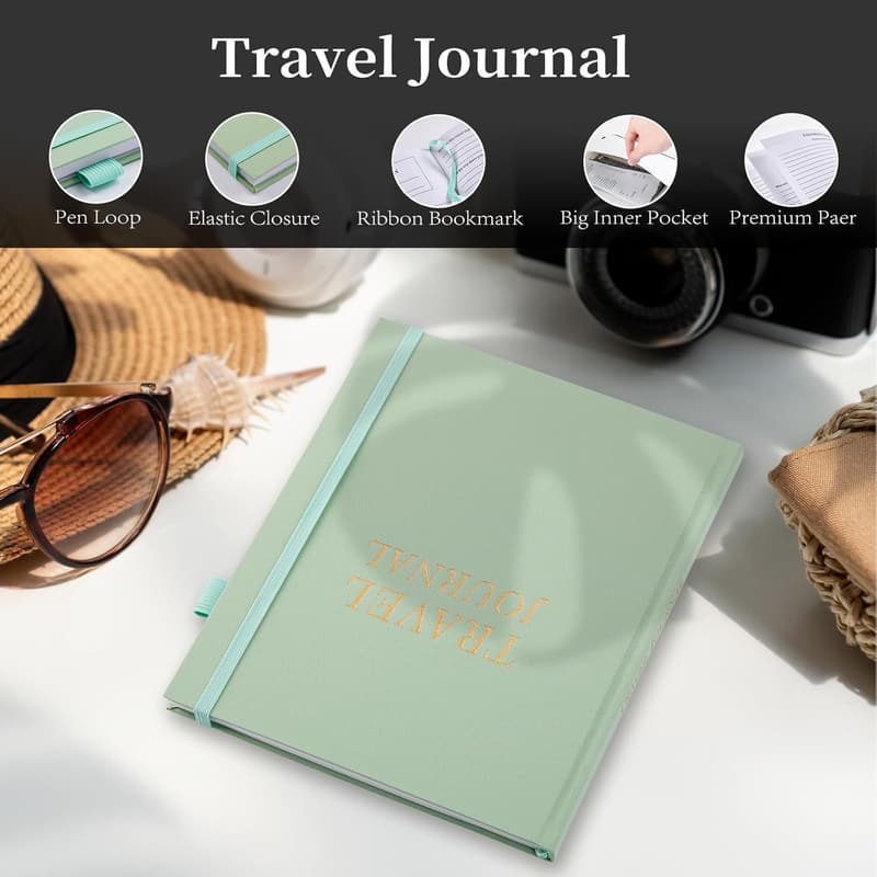 Adventure Travel Journal for Women - 20 Trip Planner, 126 Pages