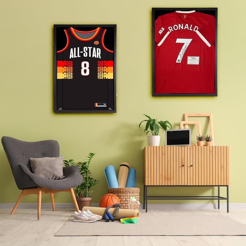 Sport Jersey Shadow Box Frame with UV Protection for Men