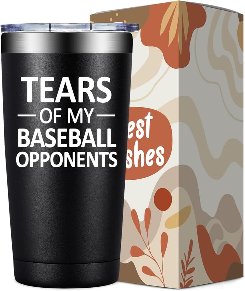 Baseball Tumbler for Men - 20oz Sports Gift