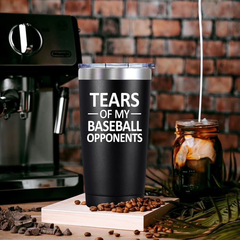 Baseball Tumbler for Men - 20oz Sports Gift