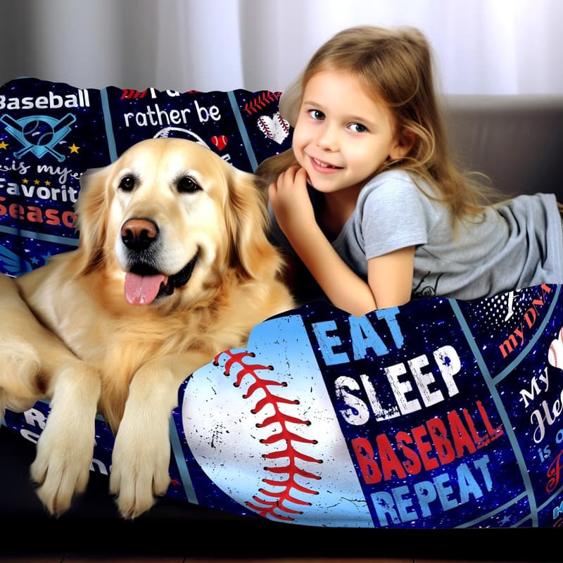 Baseball Blanket for Boys & Adults - 50