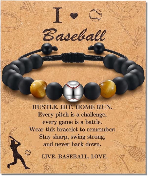 Sports Bracelet for Boys - Luck & Safety Gift for Teens