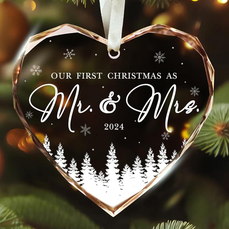 2024 Wedding Ornament - Mr & Mrs Gift for Couples