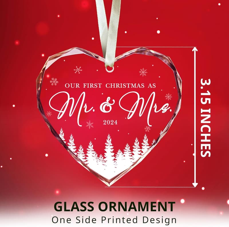 2024 Wedding Ornament - Mr & Mrs Gift for Couples