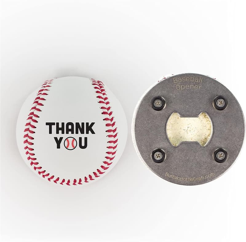 Personalized Baseball Bottle Opener for Coaches