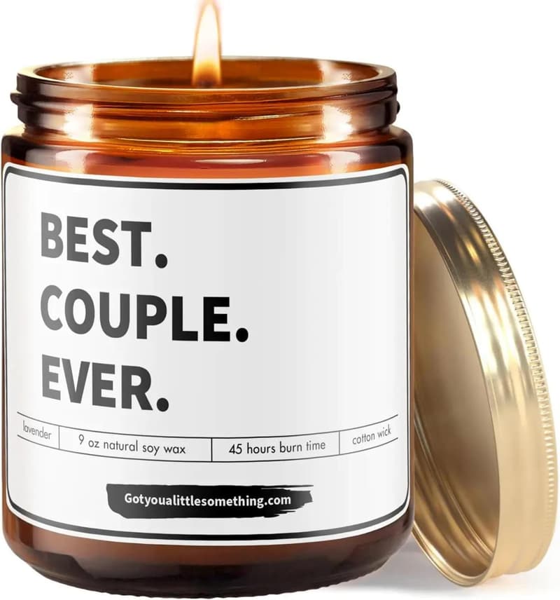 Couples Anniversary Scented Candle - Best Couple Ever