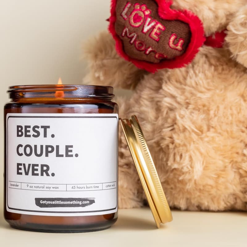 Couples Anniversary Scented Candle - Best Couple Ever