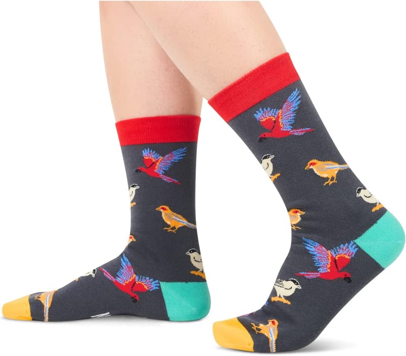 Bird & Butterfly Novelty Socks for Women & Men Gifts
