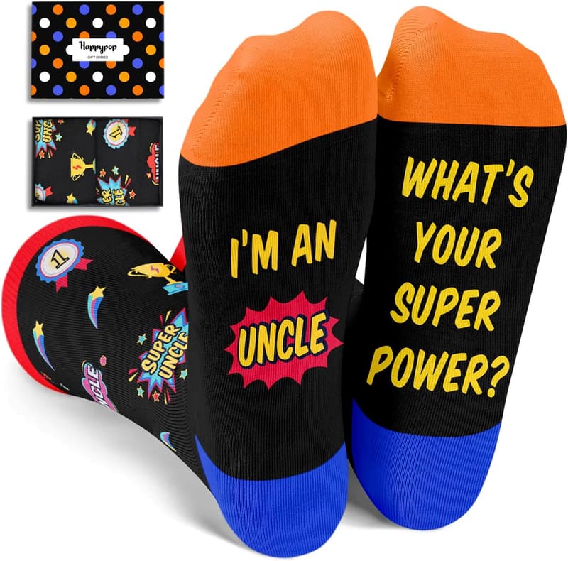 Funny Socks for Men - Gifts for Dad, Husband, Brother