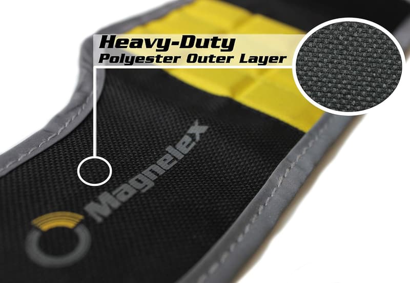 Magnetic Wristband for Men - Premium Ballistic Nylon, Great Gift
