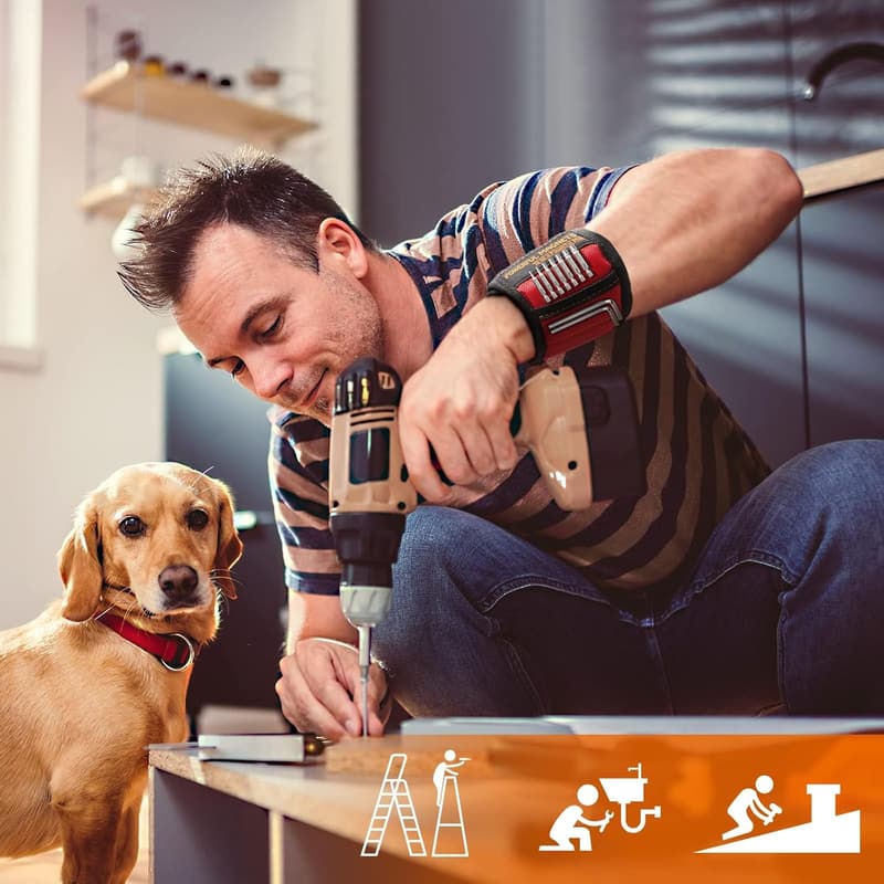 Father's Day Magnetic Tool Wristband for Dad