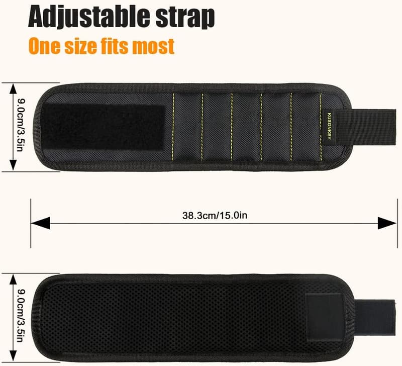 Magnetic Tool Wristband Gift for Dad - Father's Day Stocking Stuffer