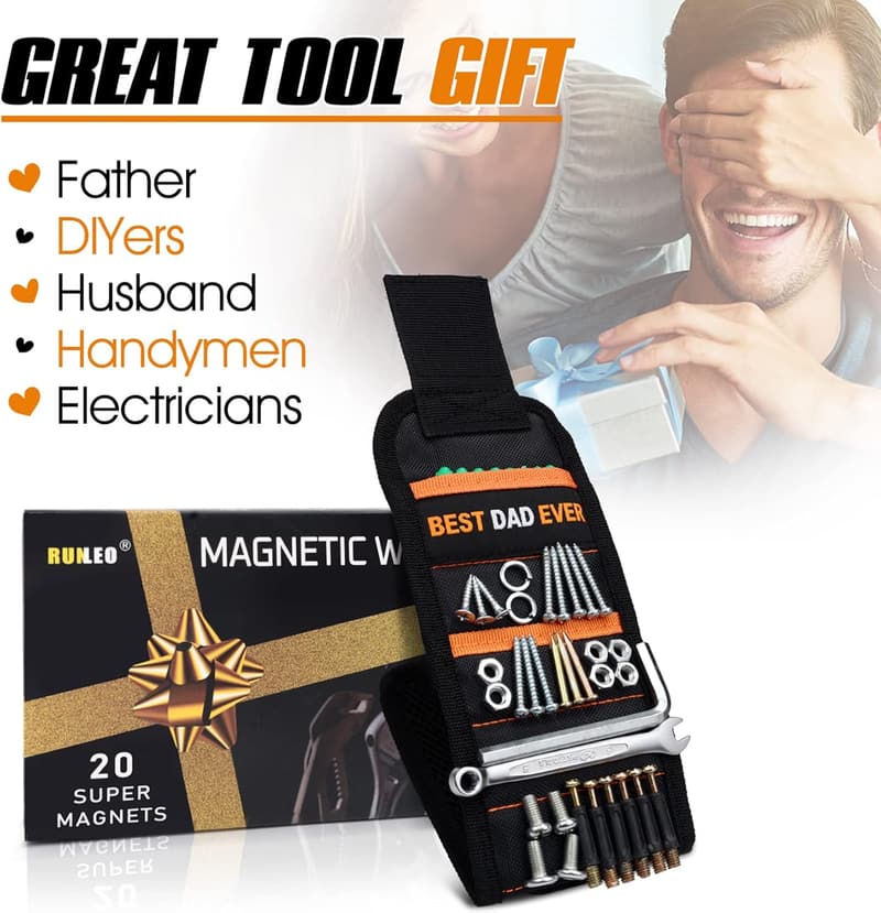 Father's Day Magnetic Tool Belt Gift for Dad