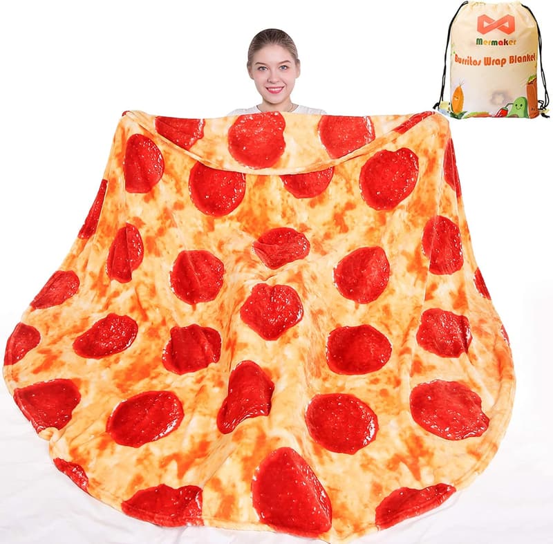 Pepperoni Pizza Blanket 2.0 - Double-Sided 71