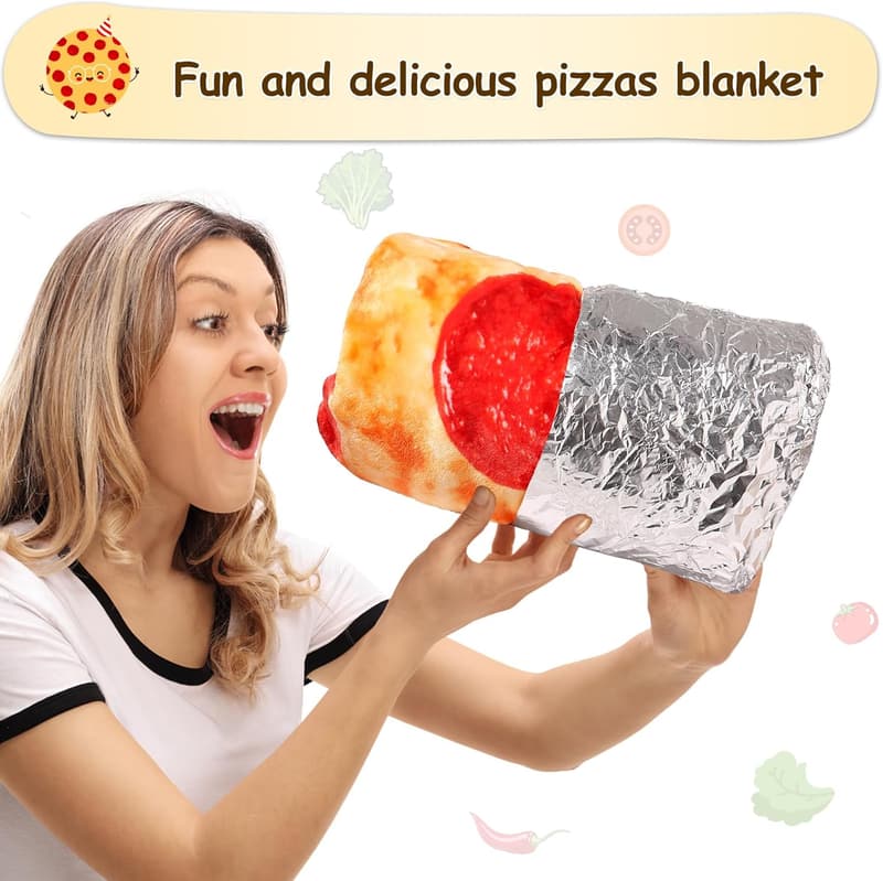 Pepperoni Pizza Blanket 2.0 - Double-Sided 71