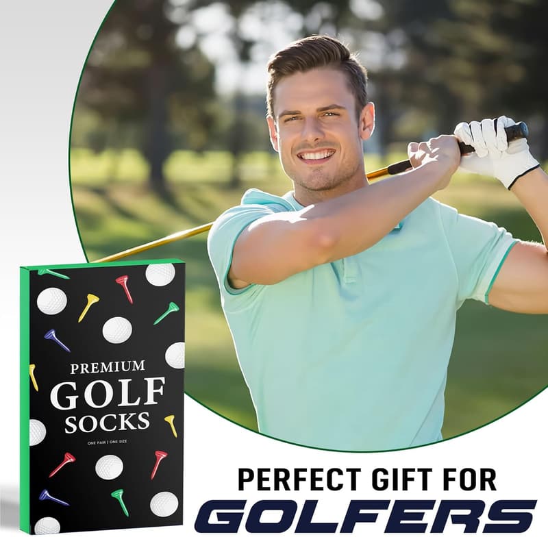 Golf Gifts for Men - Fun Golf Socks & Accessories