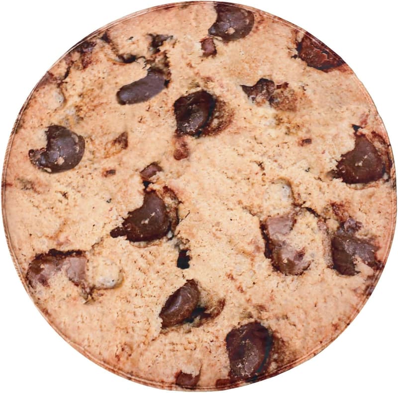 Giant Cookie Blanket – Soft Chocolate Throw for Home Decor