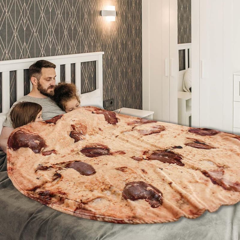 Giant Cookie Blanket – Soft Chocolate Throw for Home Decor