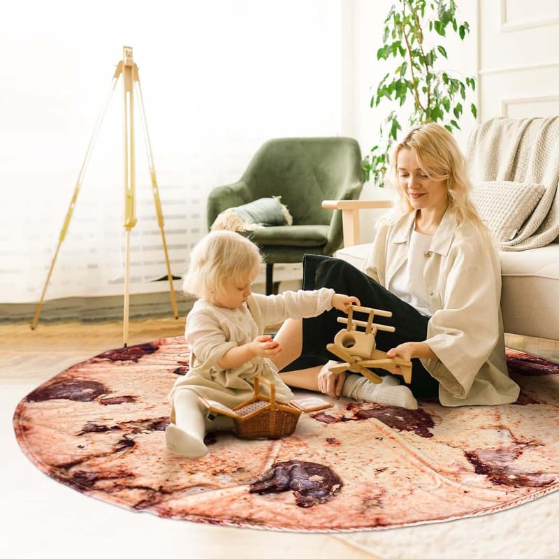 Giant Cookie Blanket – Soft Chocolate Throw for Home Decor