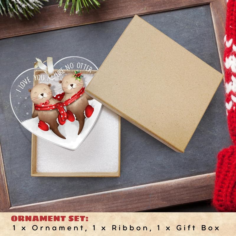 2024 Couples Acrylic Christmas Ornament