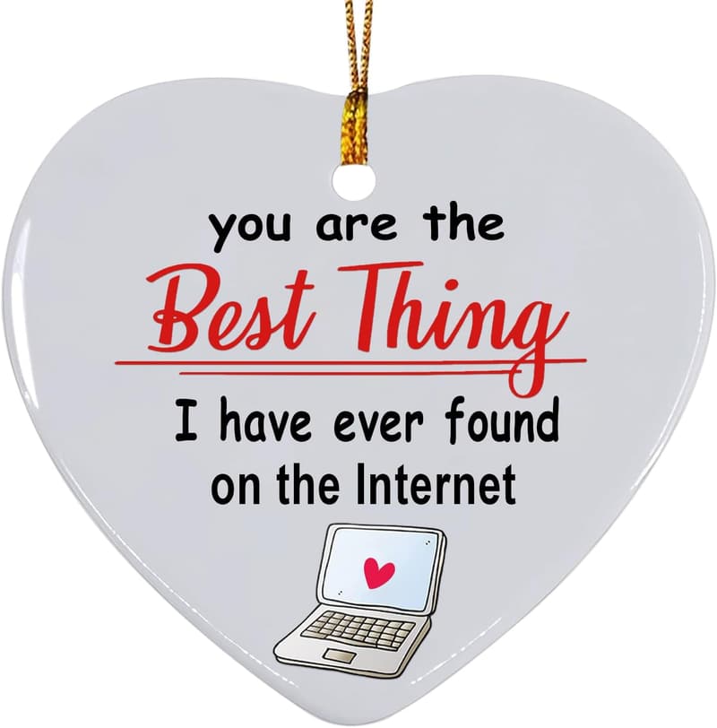 Personalized Couples Christmas Ornament 2025