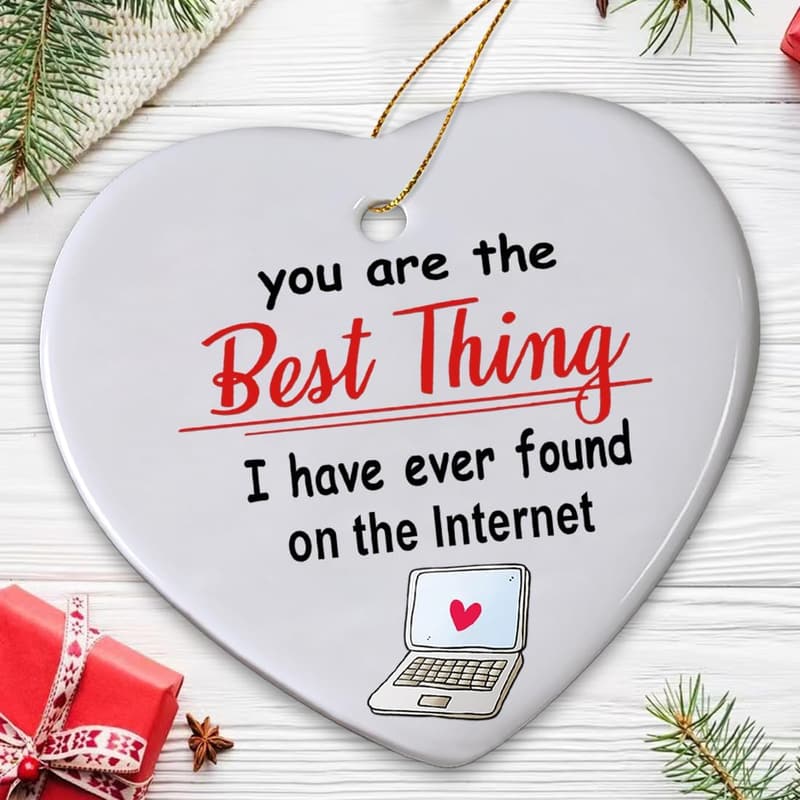 Personalized Couples Christmas Ornament 2025