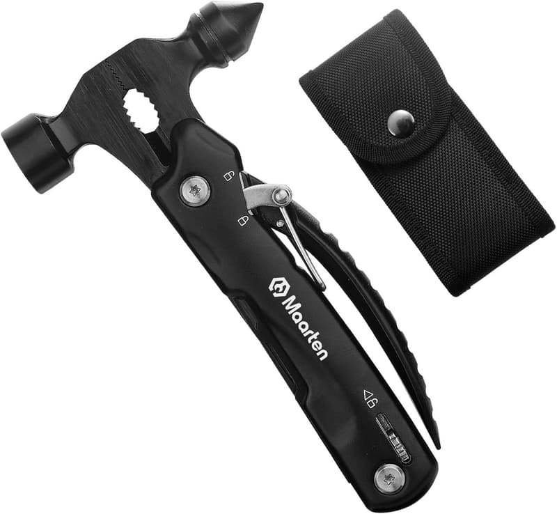 Anniversary Gift: 12-in-1 Emergency Car Safety MultiTool for Dad