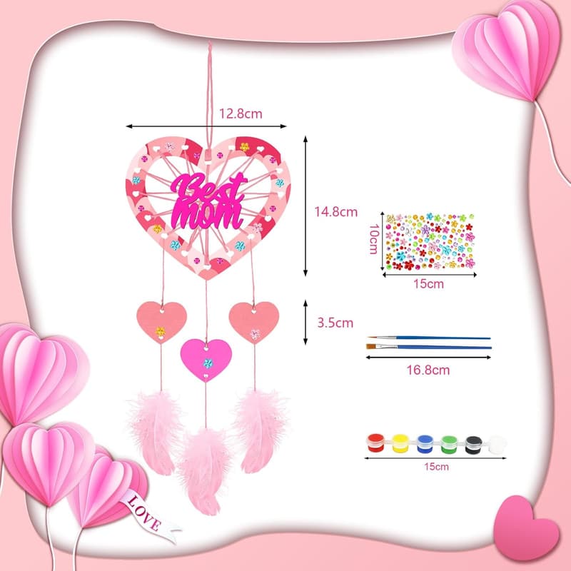 Mother's Day DIY Dream Catcher Craft Kit for Kids