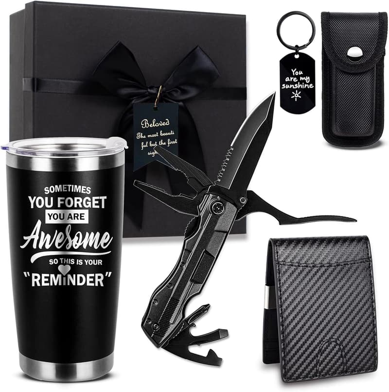 Funny Birthday & Christmas Gift Basket for Men & Dads