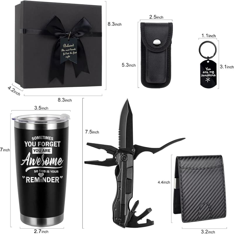 Funny Birthday & Christmas Gift Basket for Men & Dads