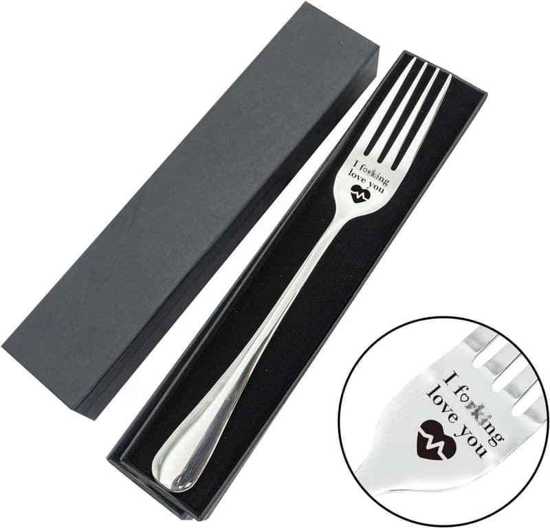 Personalized Engraved Forks - Funny Gift for Couples