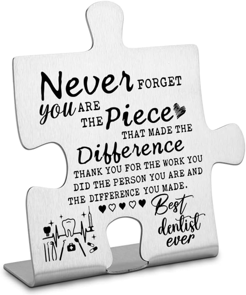 Thank You Dentist Retirement Decor Sign - Unique Gift