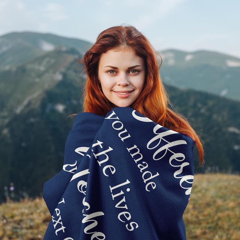 Inspirational Goodbye Blanket for Coworkers & Teachers 60” x 50”