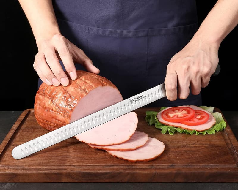 12-Inch Razor Sharp Carving Knife with Granton Edge