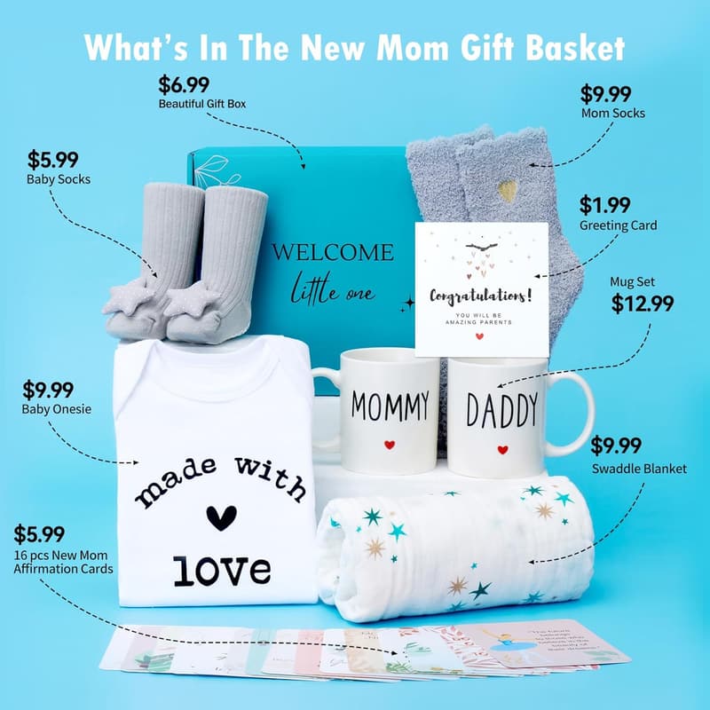 Gifts for New Moms: Cute Baby Shower & Gender Reveal Ideas