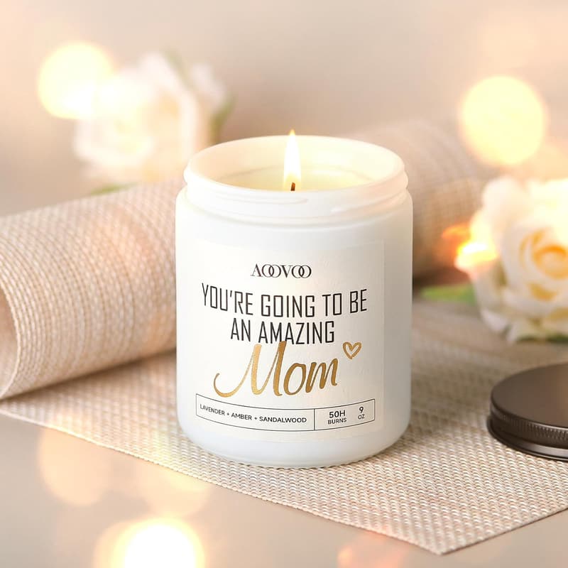 New Mom Aromatherapy Soy Candle - 9 oz Scented Gift